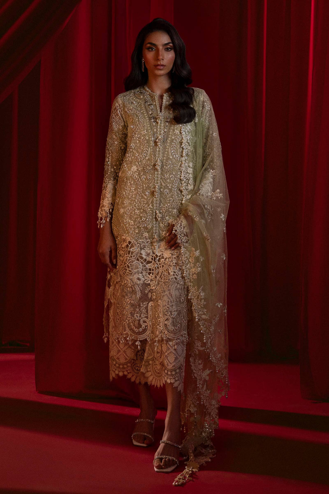Sana Safinaz | Nura Festive 24 | N241-003-3CT - House Of Hania