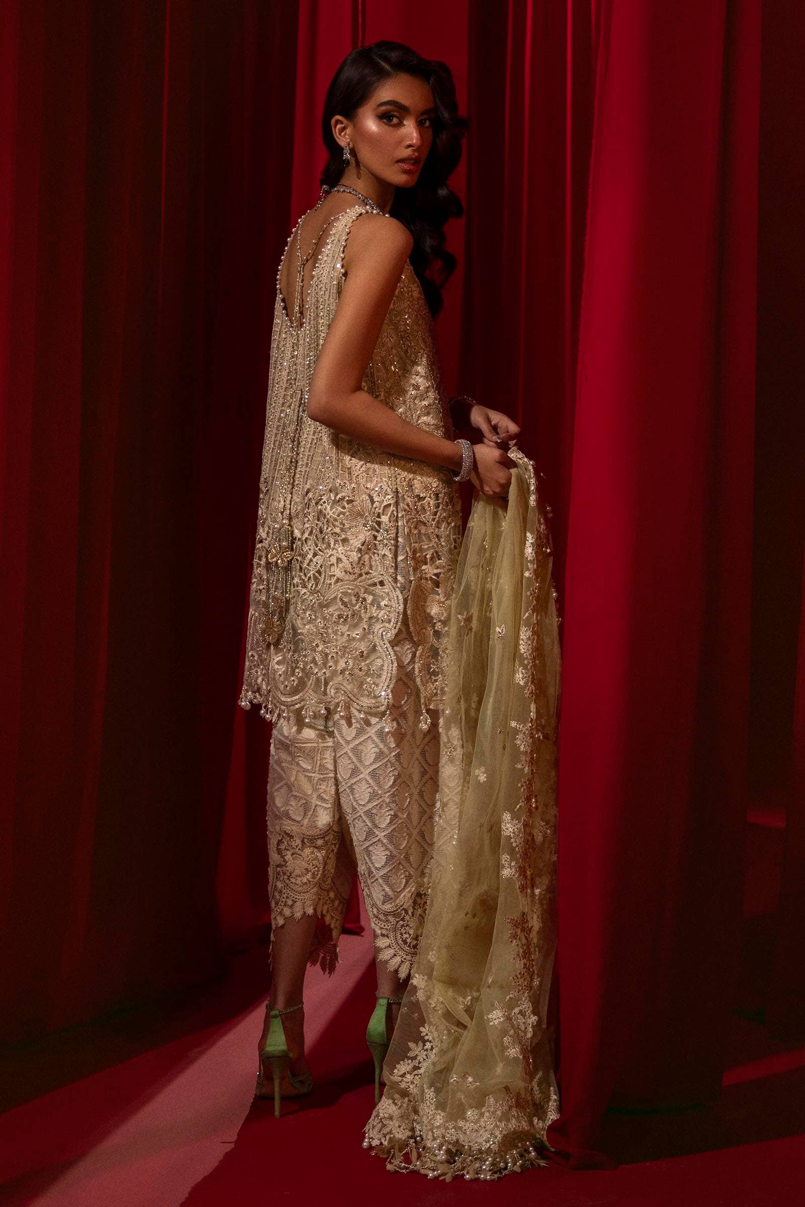 Sana Safinaz | Nura Festive 24 | N241-003-3CT - House Of Hania