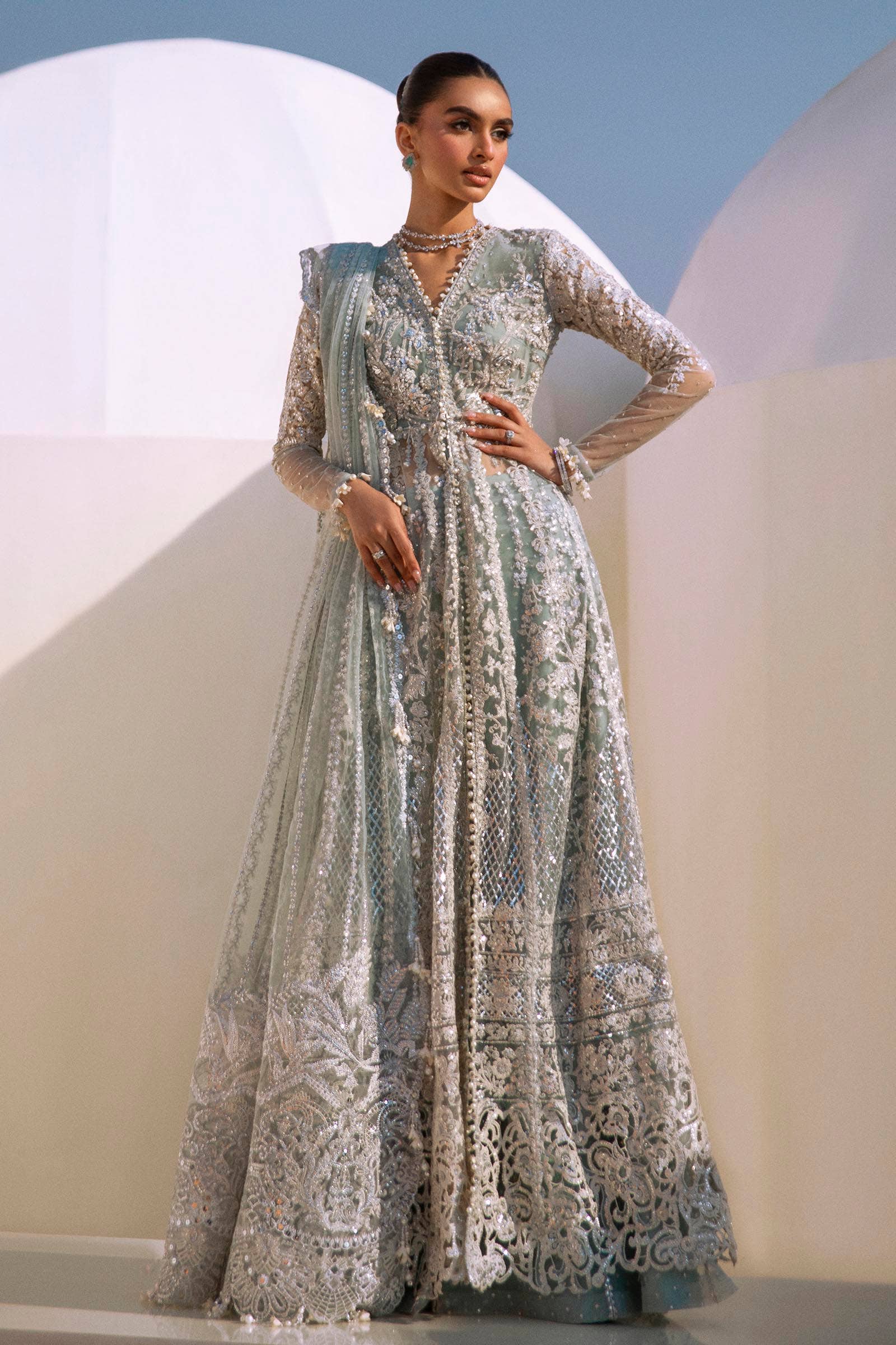 Sana Safinaz | Nura Festive 24 | N241-004-3CT - House Of Hania