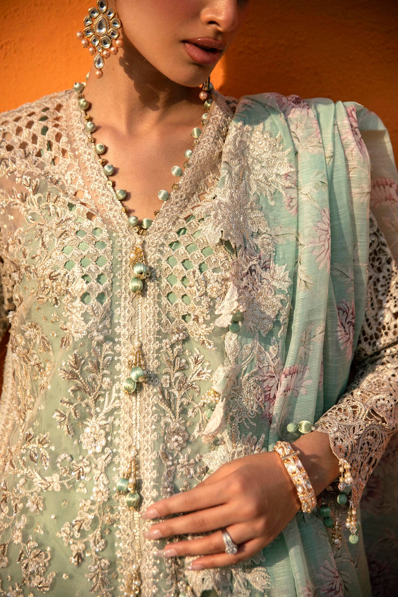 Sana Safinaz | Nura Festive 24 | N241-007-3CV - House Of Hania