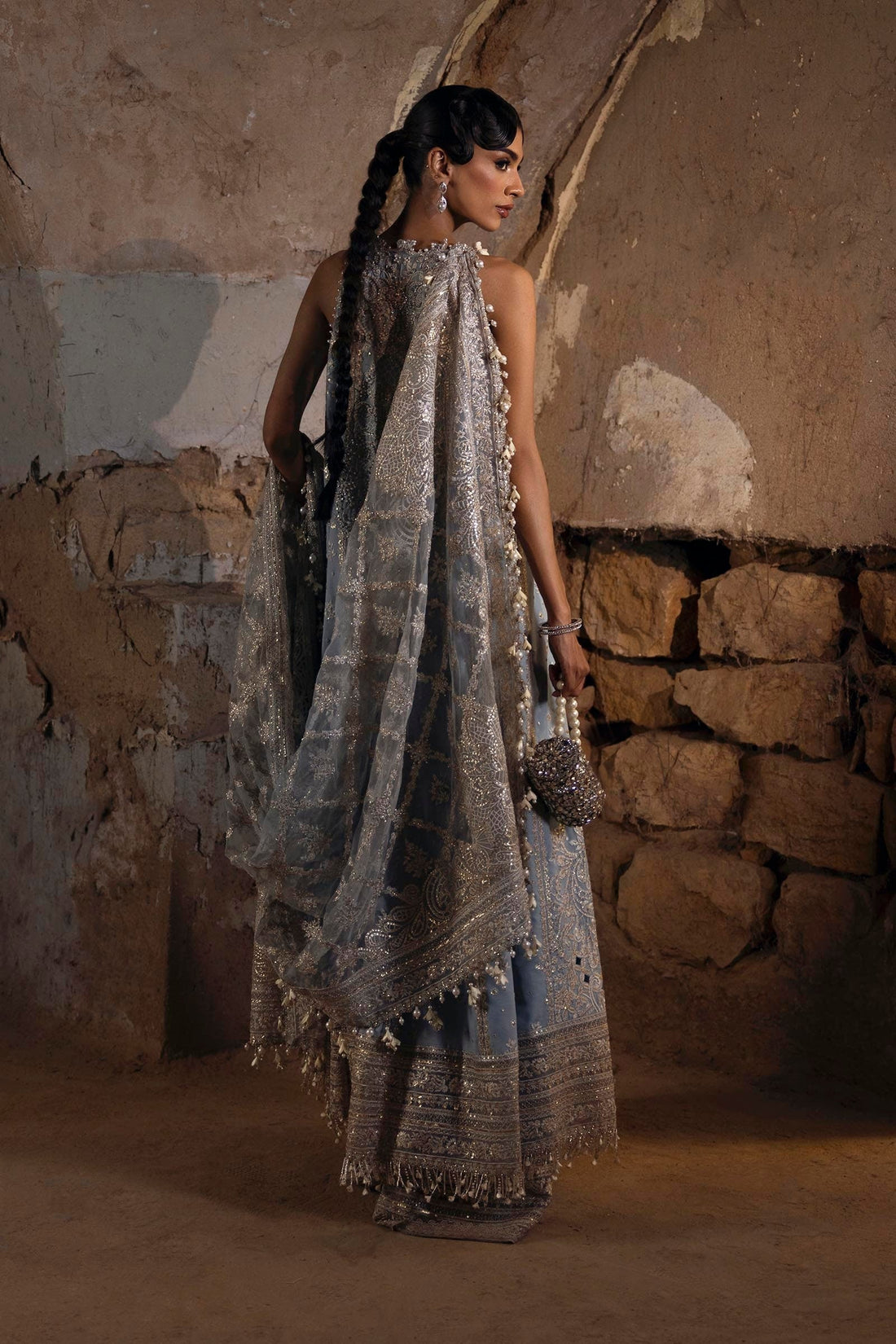 Sana Safinaz | Nura Festive 25 | N251-008-3CT - House Of Hania