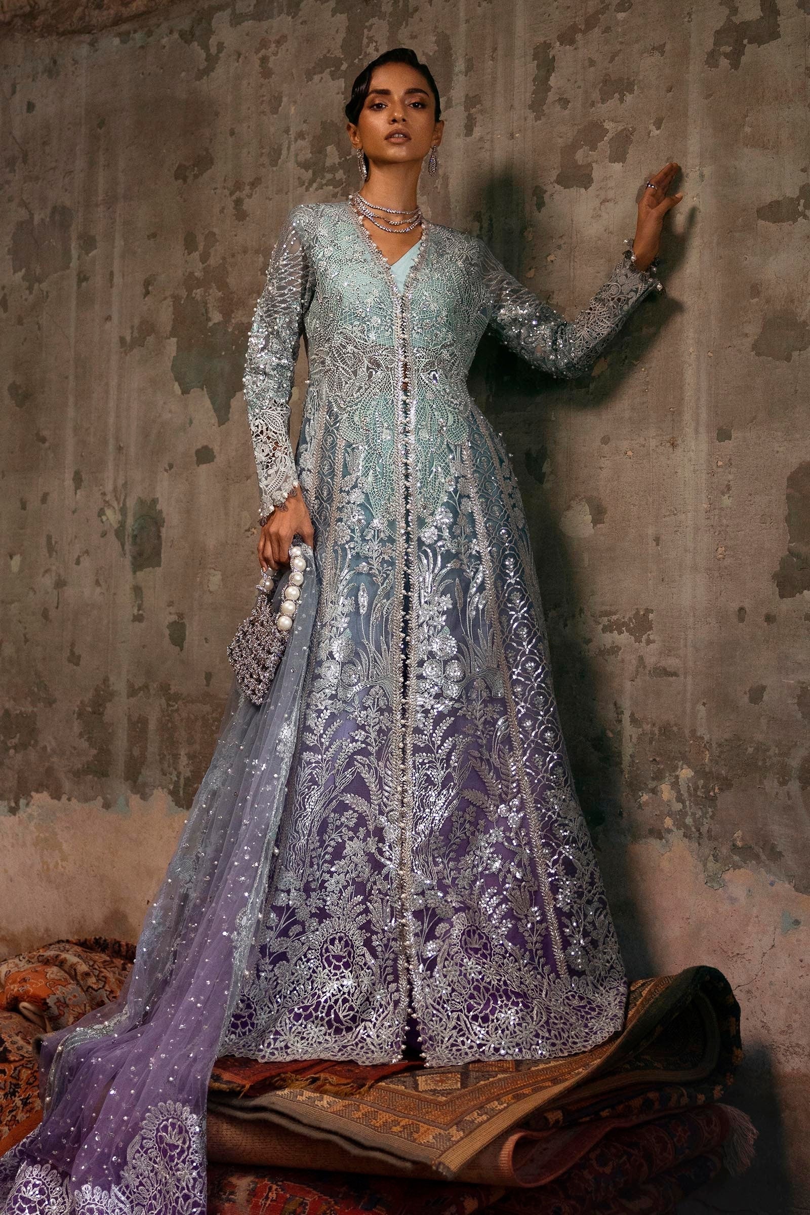 Sana Safinaz | Nura Festive 25 | N252-002-3CX - House Of Hania