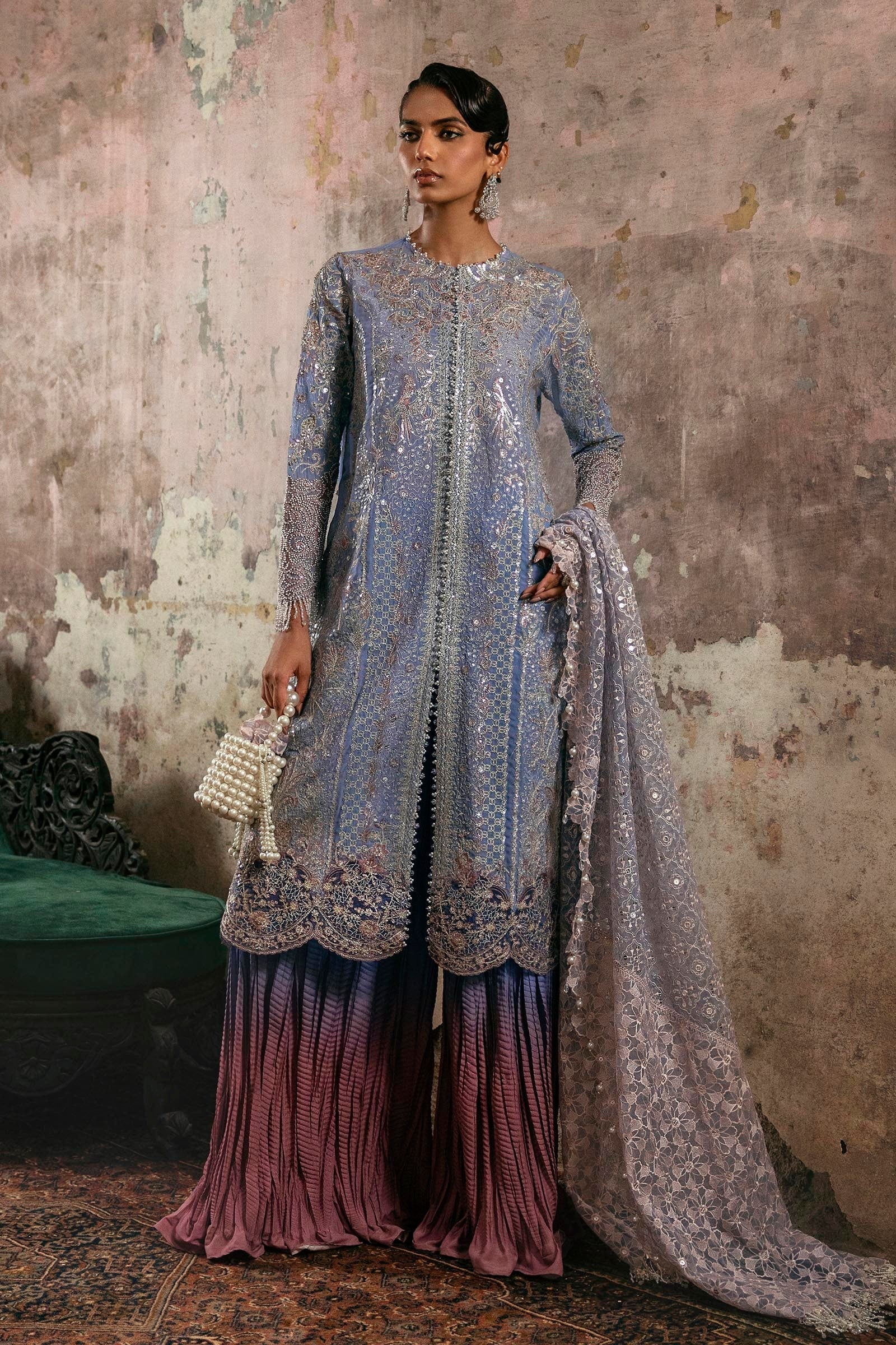 Sana Safinaz | Nura Festive 25 | N252-006-3CX - House Of Hania