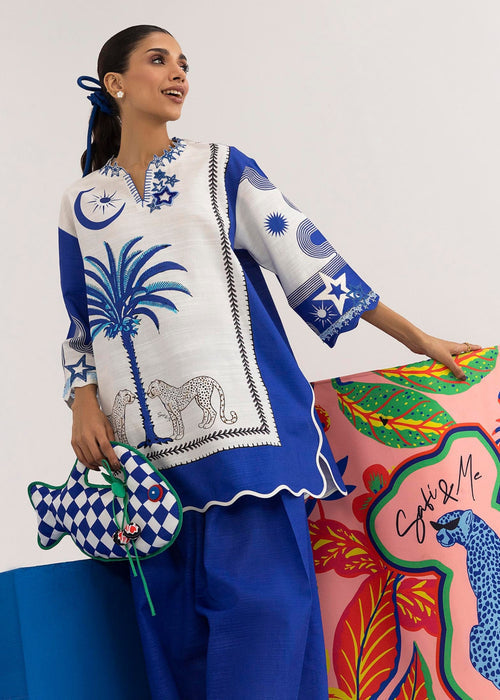 Sana Safinaz | Safi Me Dawat Edition | FW25SM002P2T - House Of Hania
