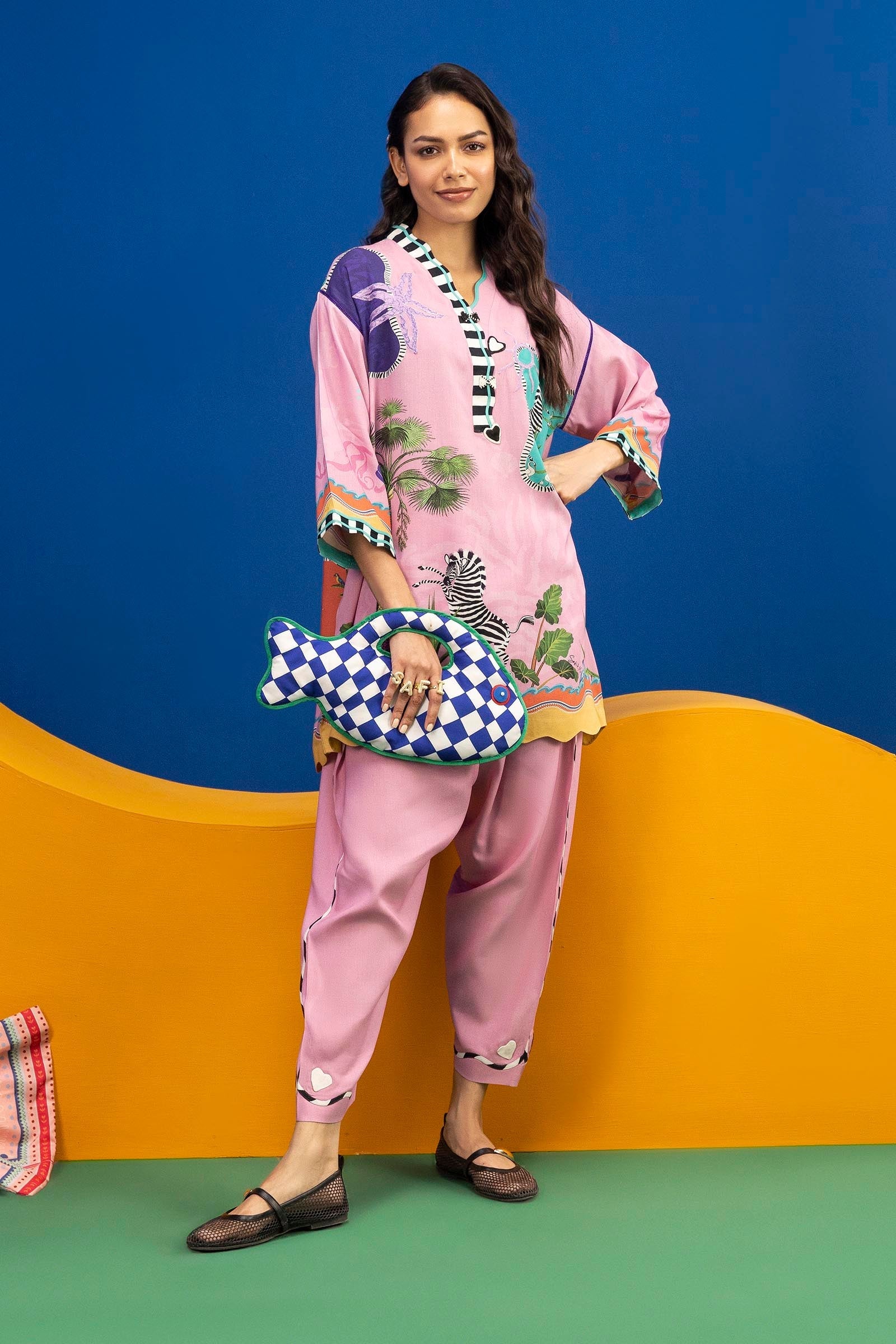 Sana Safinaz | Safi Me Dawat Edition | FW25SM007P2T - House Of Hania