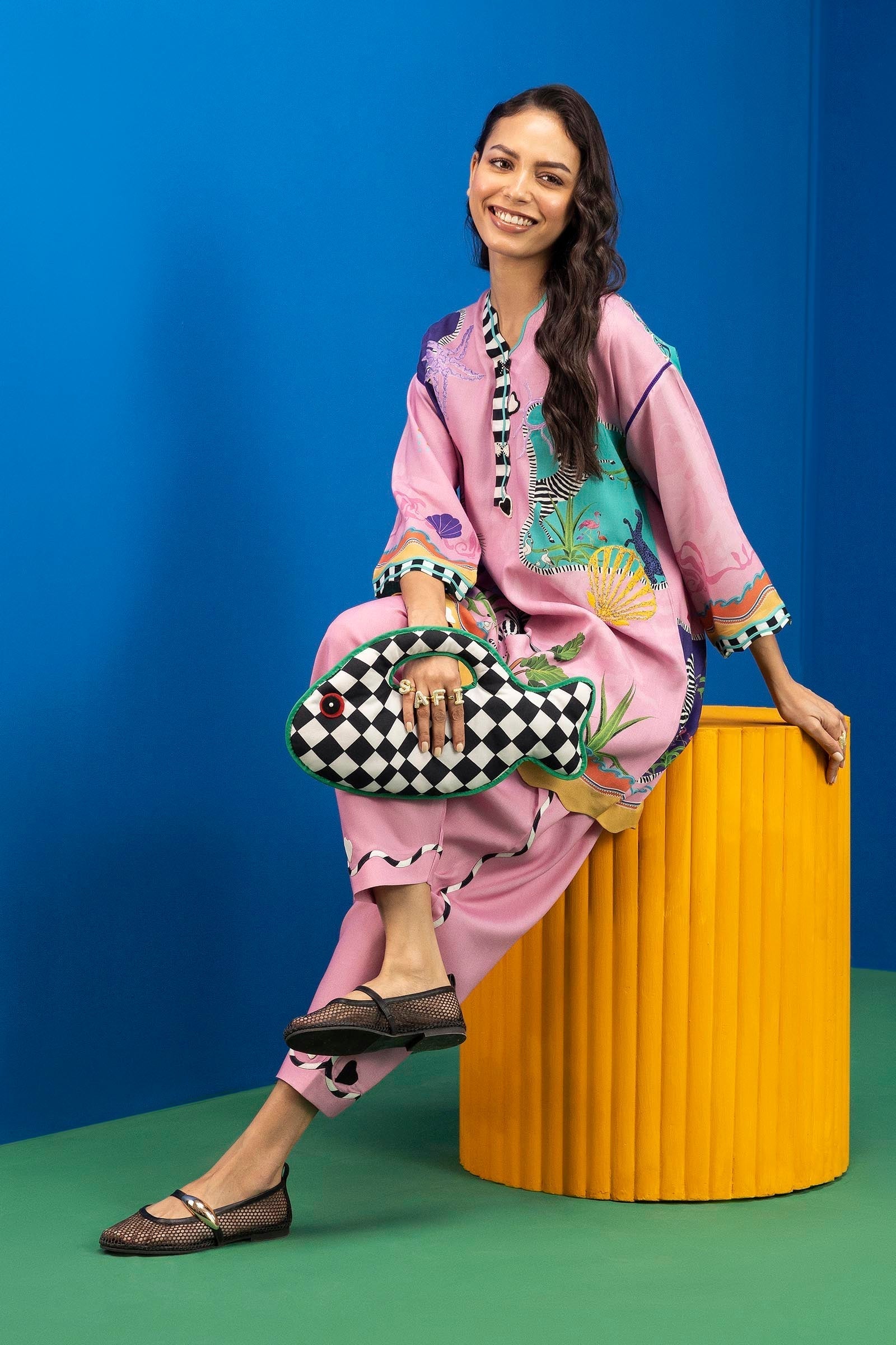 Sana Safinaz | Safi Me Dawat Edition | FW25SM007P2T - House Of Hania