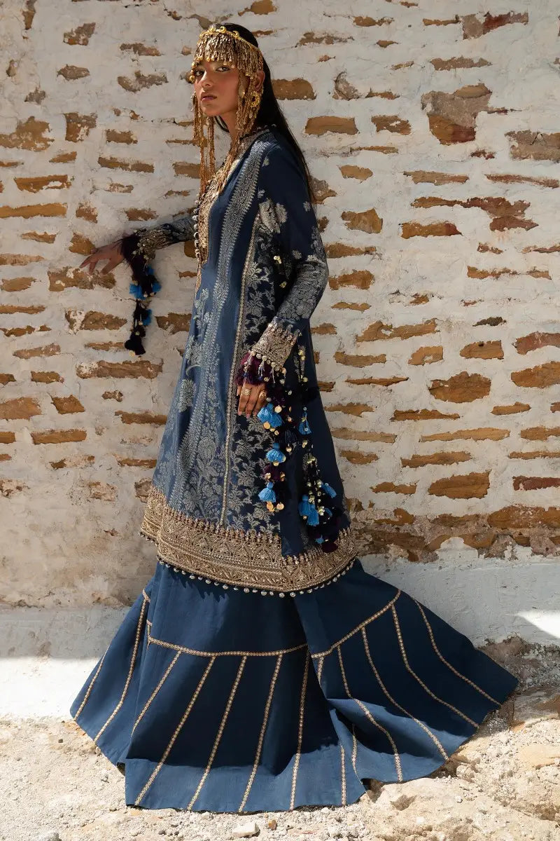 Sana Safinaz | Winter Luxury 23 | S231-001B-DF - House Of Hania