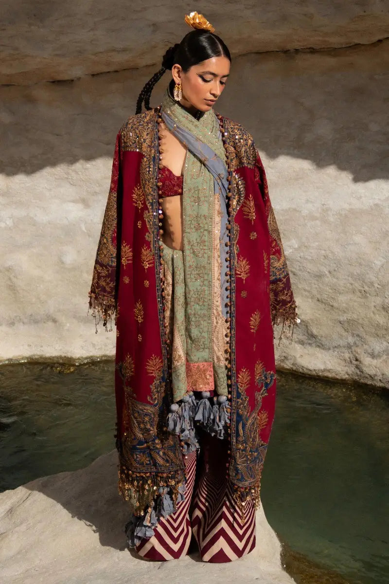 Sana Safinaz | Winter Luxury 23 | S231-003B-CP - House Of Hania