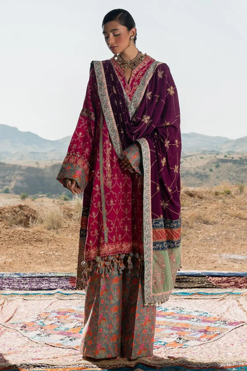 Sana Safinaz | Winter Luxury 23 | S231-004B-CP - House Of Hania