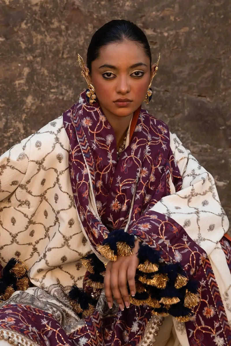 Sana Safinaz | Winter Luxury 23 | S231-005A-CP - House Of Hania