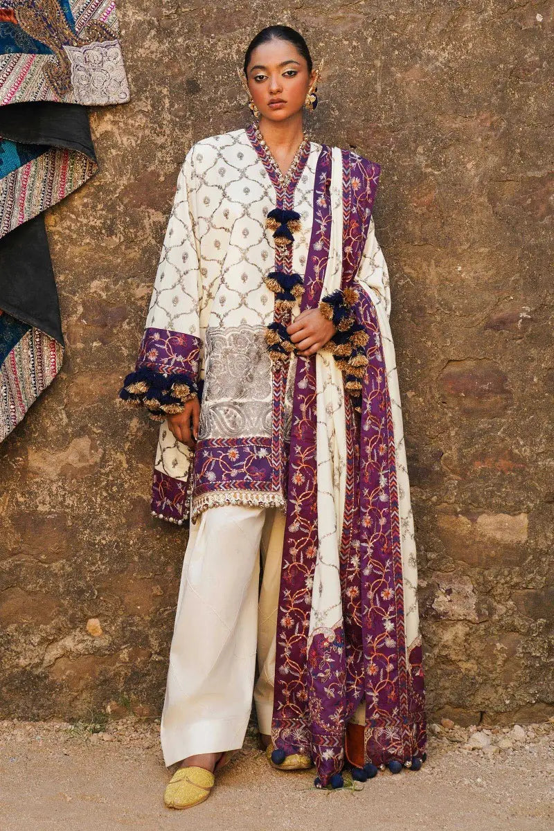 Sana Safinaz | Winter Luxury 23 | S231-005A-CP - House Of Hania