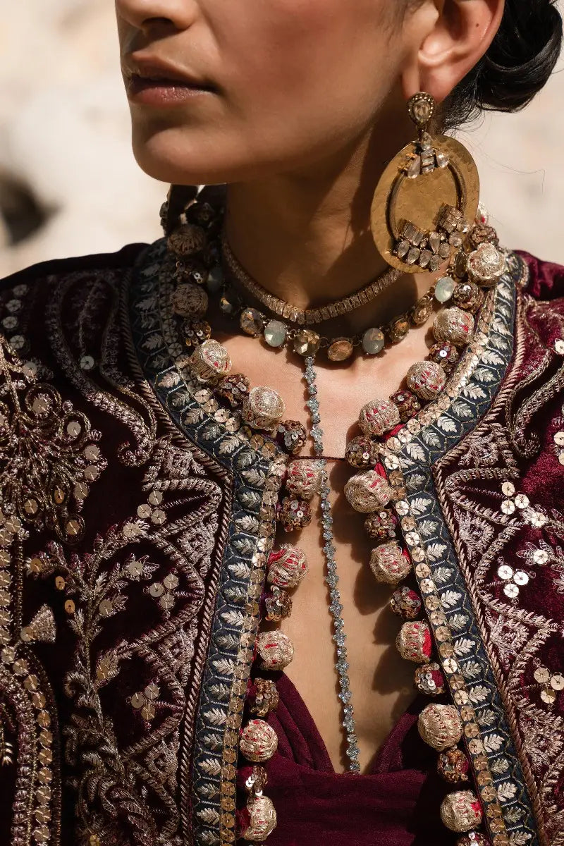 Sana Safinaz | Winter Luxury 23 | V231-003-CP - House Of Hania
