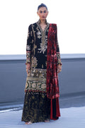 Sana Safinaz | Winter Shawl 24 | S241-001A-3CP - House Of Hania