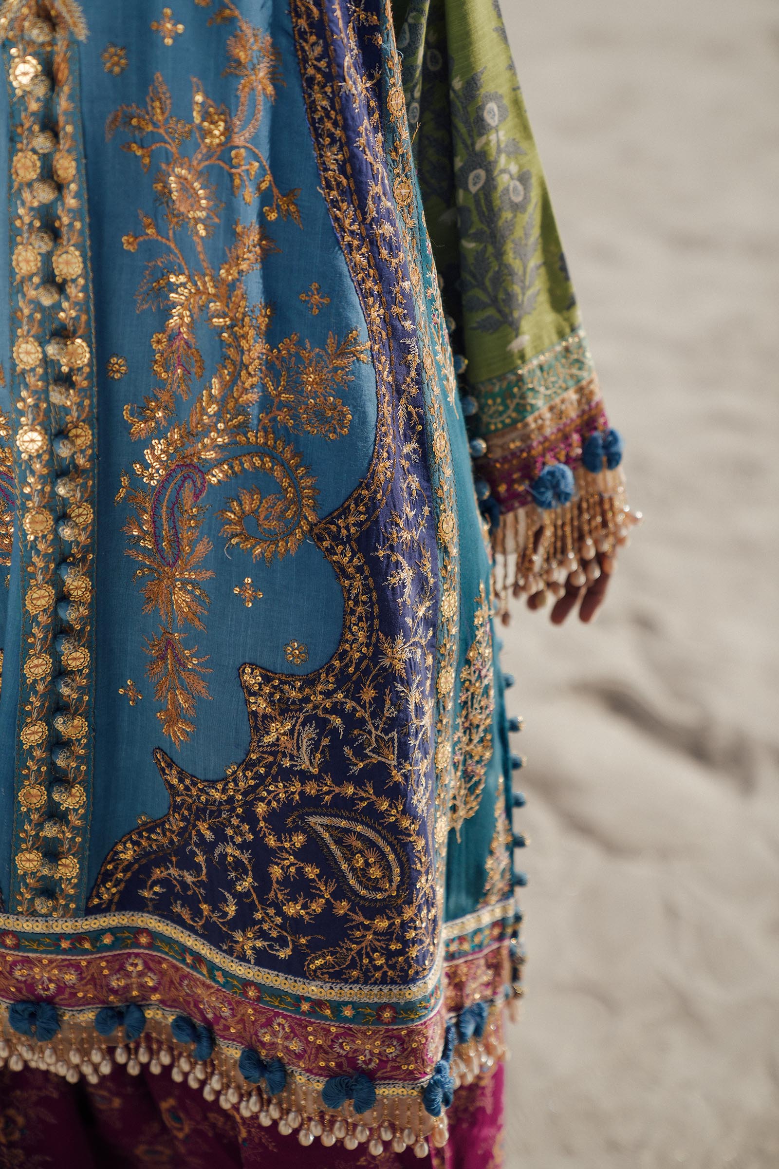 Sana Safinaz | Winter Shawl 24 | S241-002B-3CP - House Of Hania