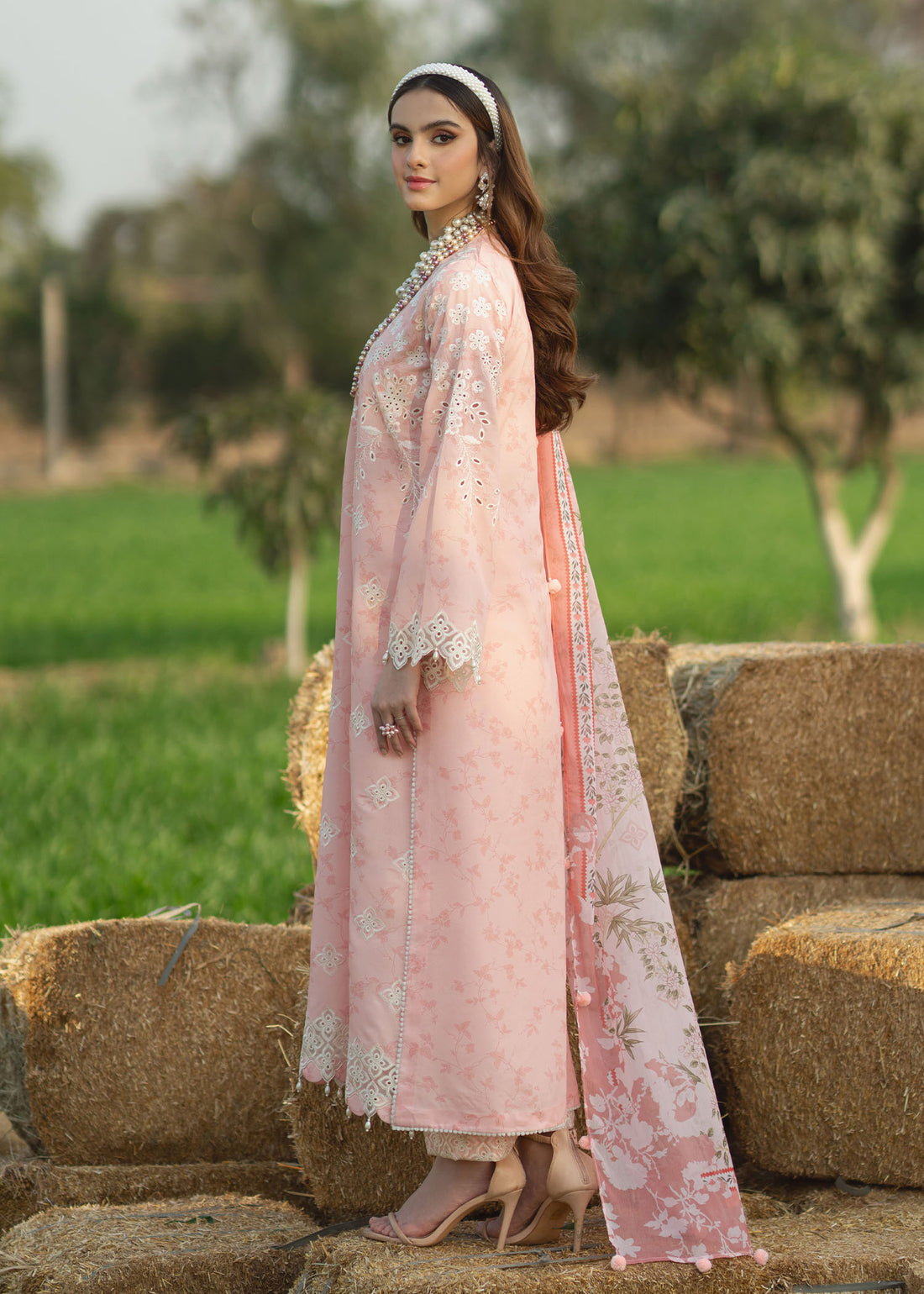 Sardinia | Printkari Lawn Edit 25 | Dahlia - House Of Hania