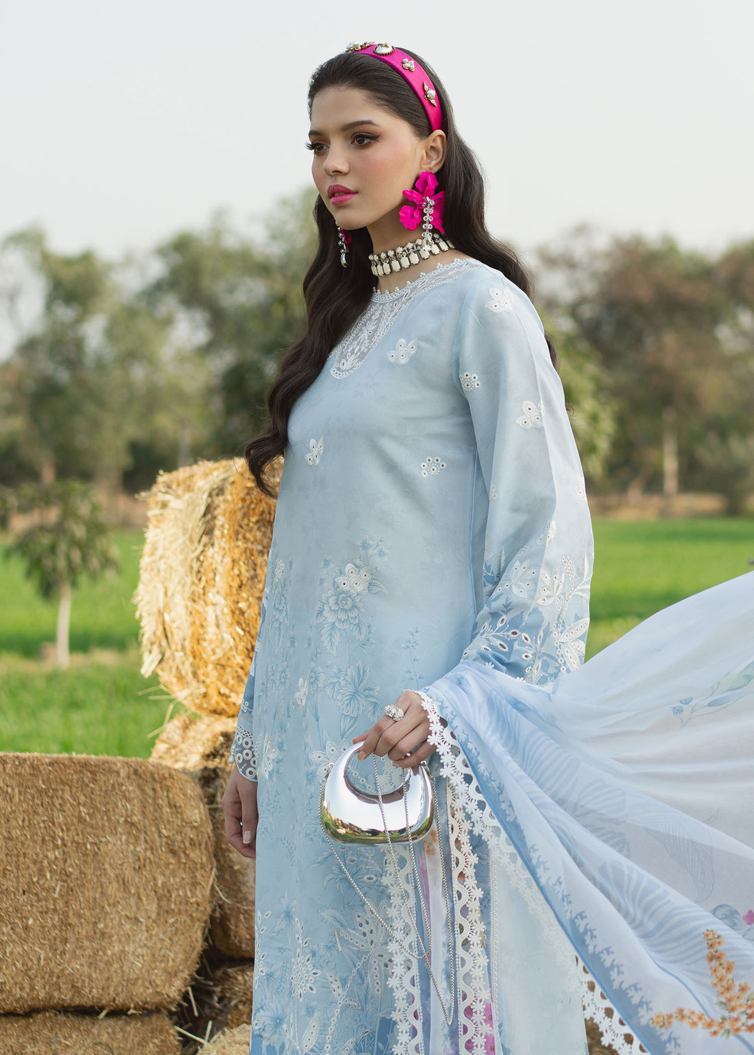 Sardinia | Printkari Lawn Edit 25 | Iris - House Of Hania