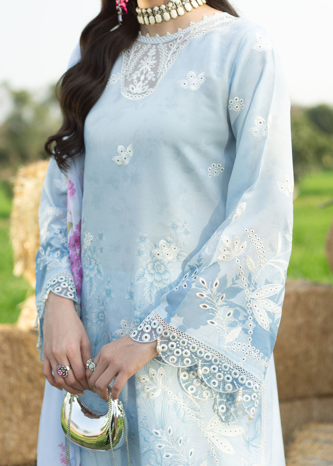 Sardinia | Printkari Lawn Edit 25 | Iris - House Of Hania
