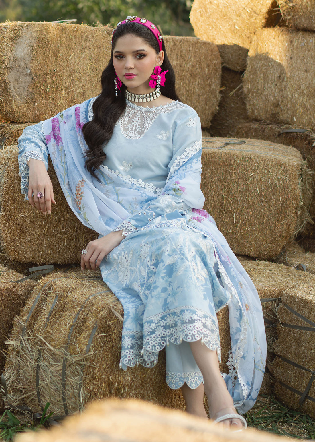 Sardinia | Printkari Lawn Edit 25 | Iris - House Of Hania