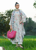 Sardinia | Printkari Lawn Edit 25 |  Silver Bush - House Of Hania