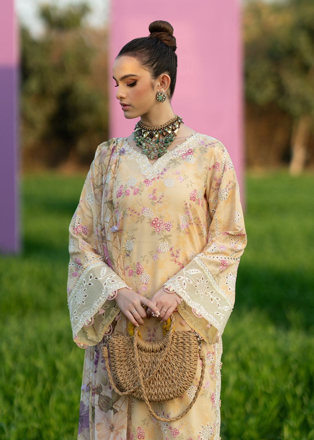 Sardinia | Printkari Lawn Edit 25 |  Sunflower - House Of Hania