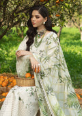 Sardinia | Printkari Lawn Edit 25 | White Tulip - House Of Hania