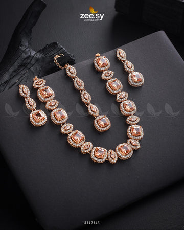 Scabiosa Necklace Set - House Of Hania