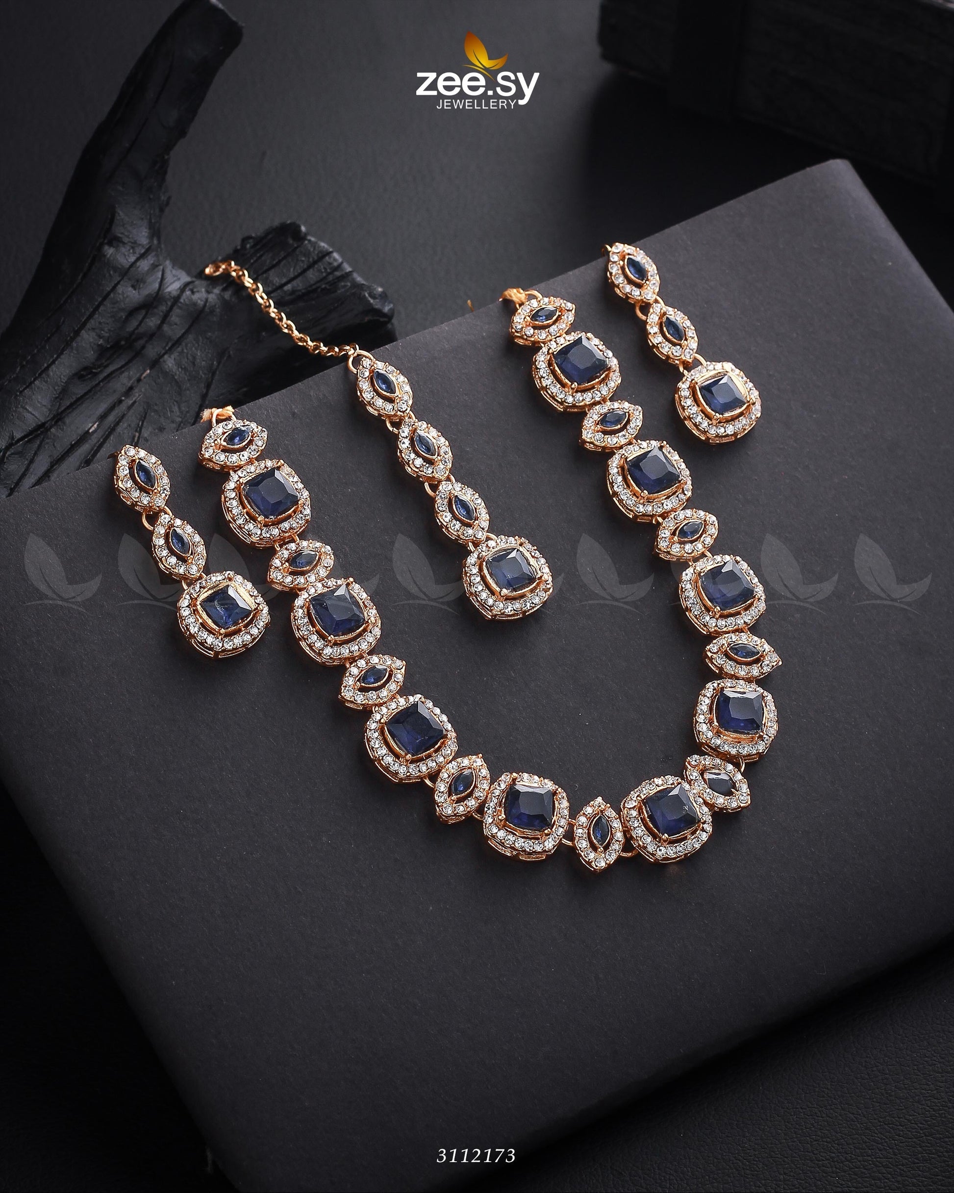 Scabiosa Necklace Set - House Of Hania