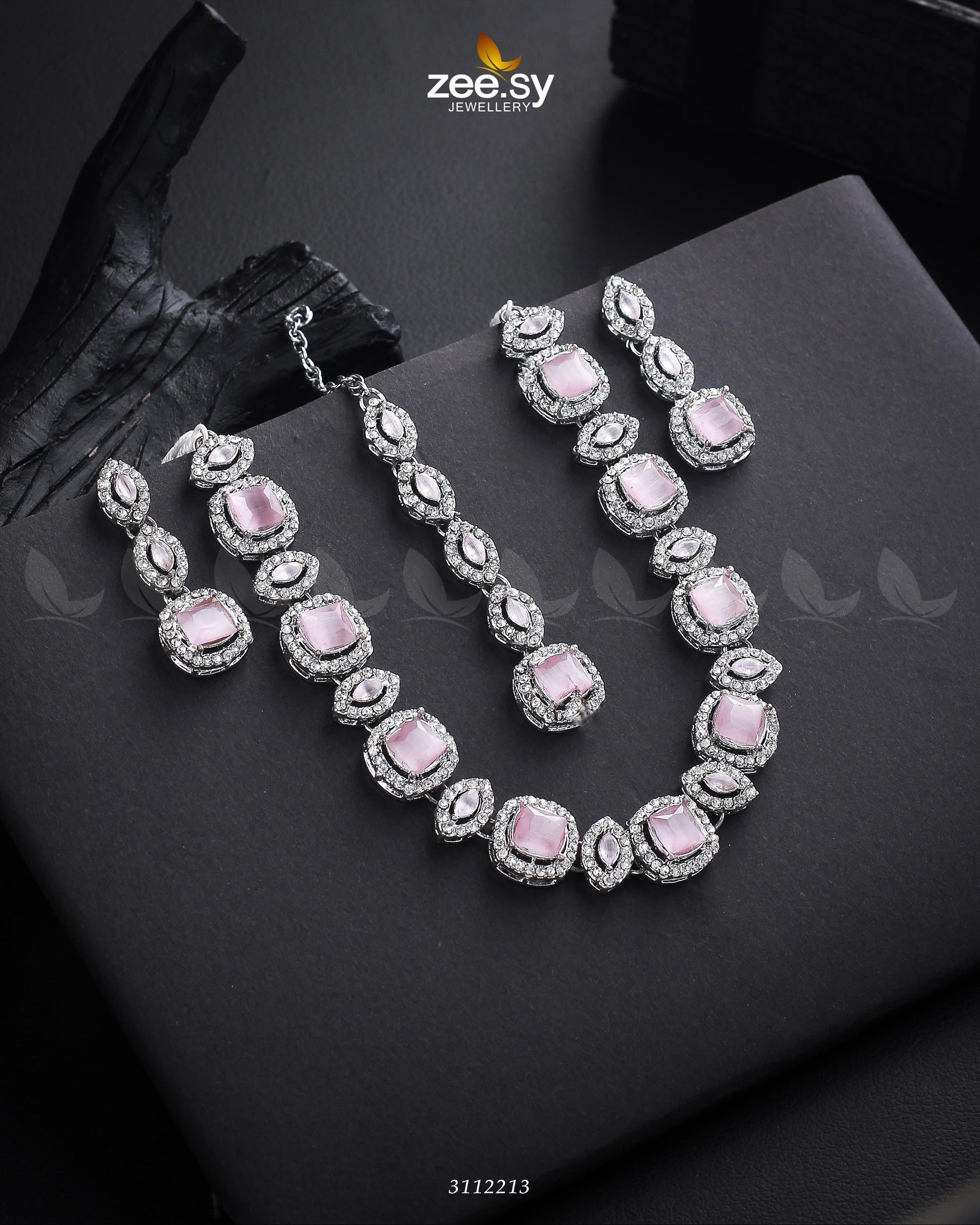 Scabiosa Necklace Set - House Of Hania