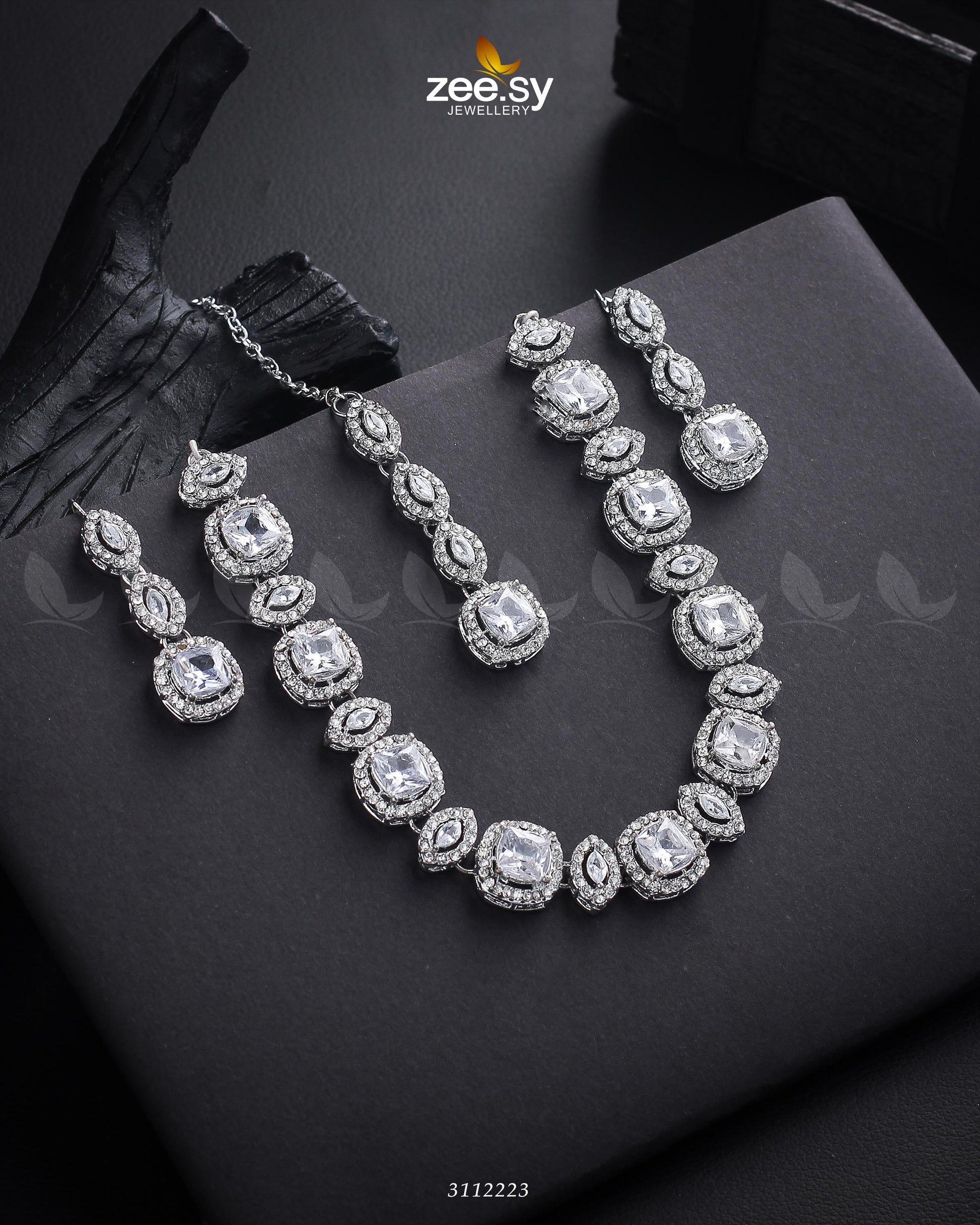 Scabiosa Necklace Set - House Of Hania