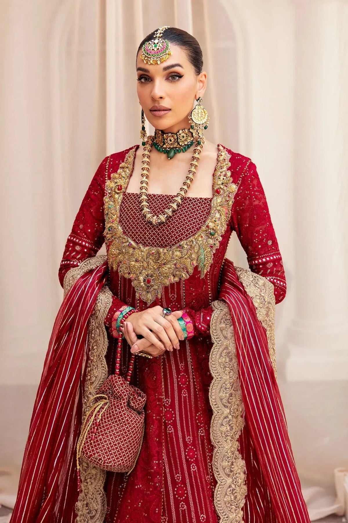 Musferah Saad | Symphony Wedding Formals | Scarlet Elegance