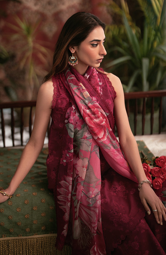 Seran | Afsanah Lawn 24 | Ruby - House Of Hania