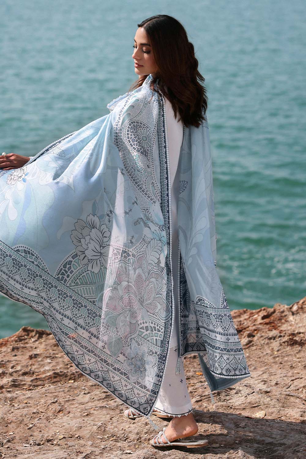 Seran | Afsanah Lawn 25 | ELMAS - House Of Hania