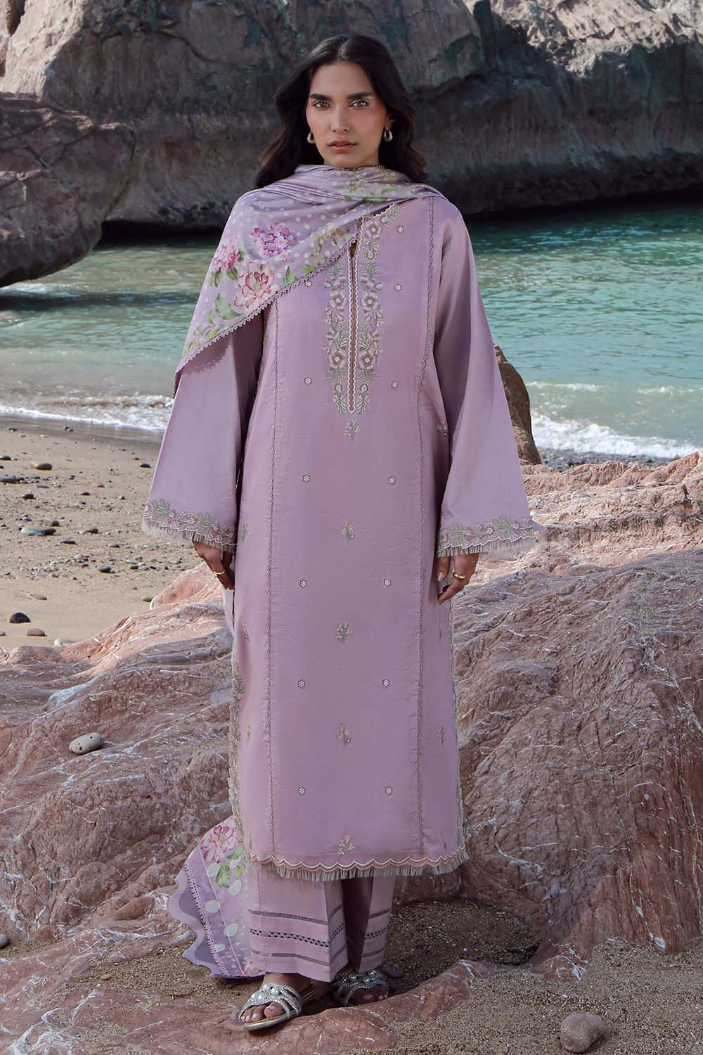 Seran | Afsanah Lawn 25 | NIHAL - House Of Hania