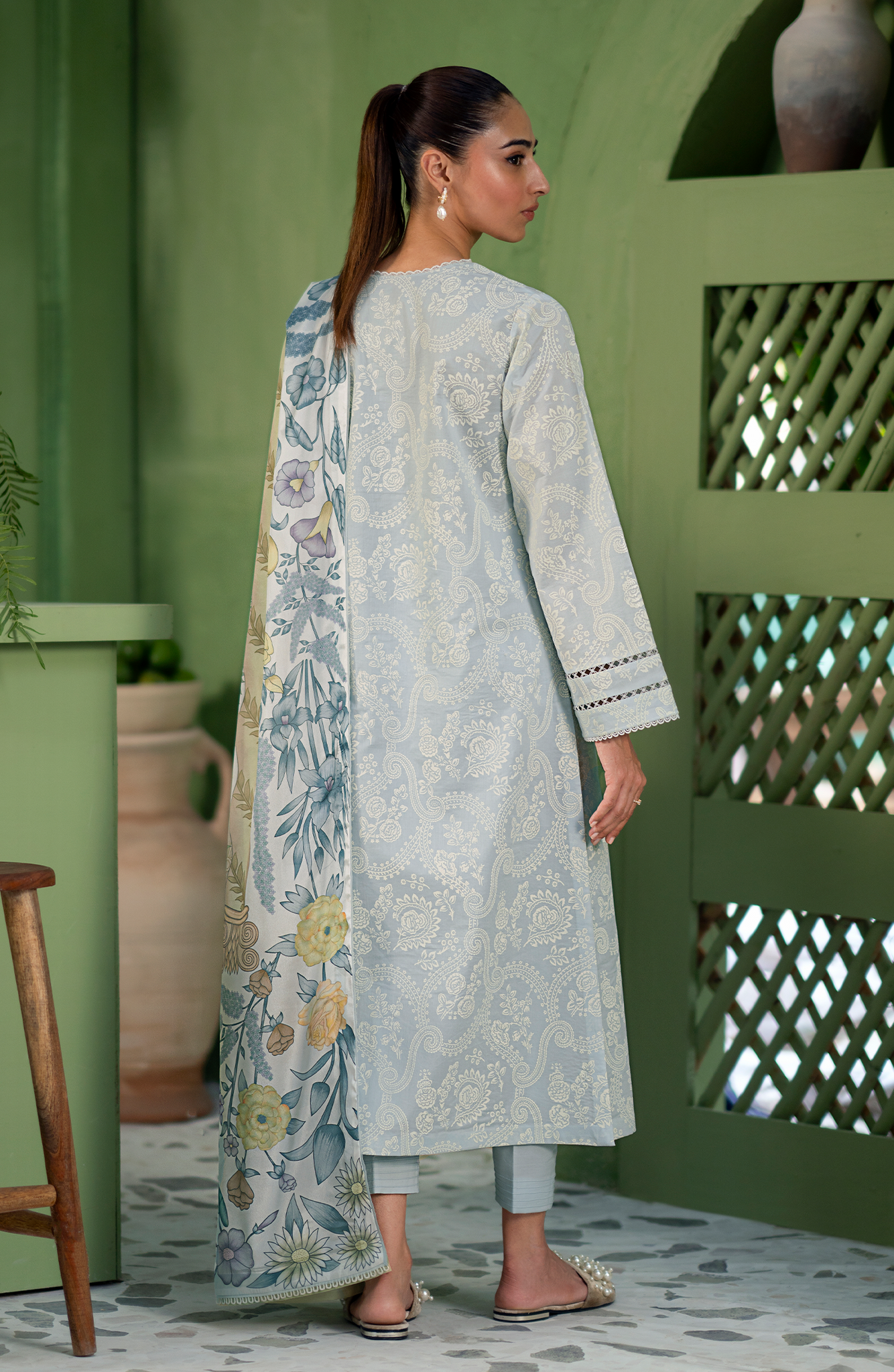 Seran | Artisan Lawn 25 | GLACE - House Of Hania