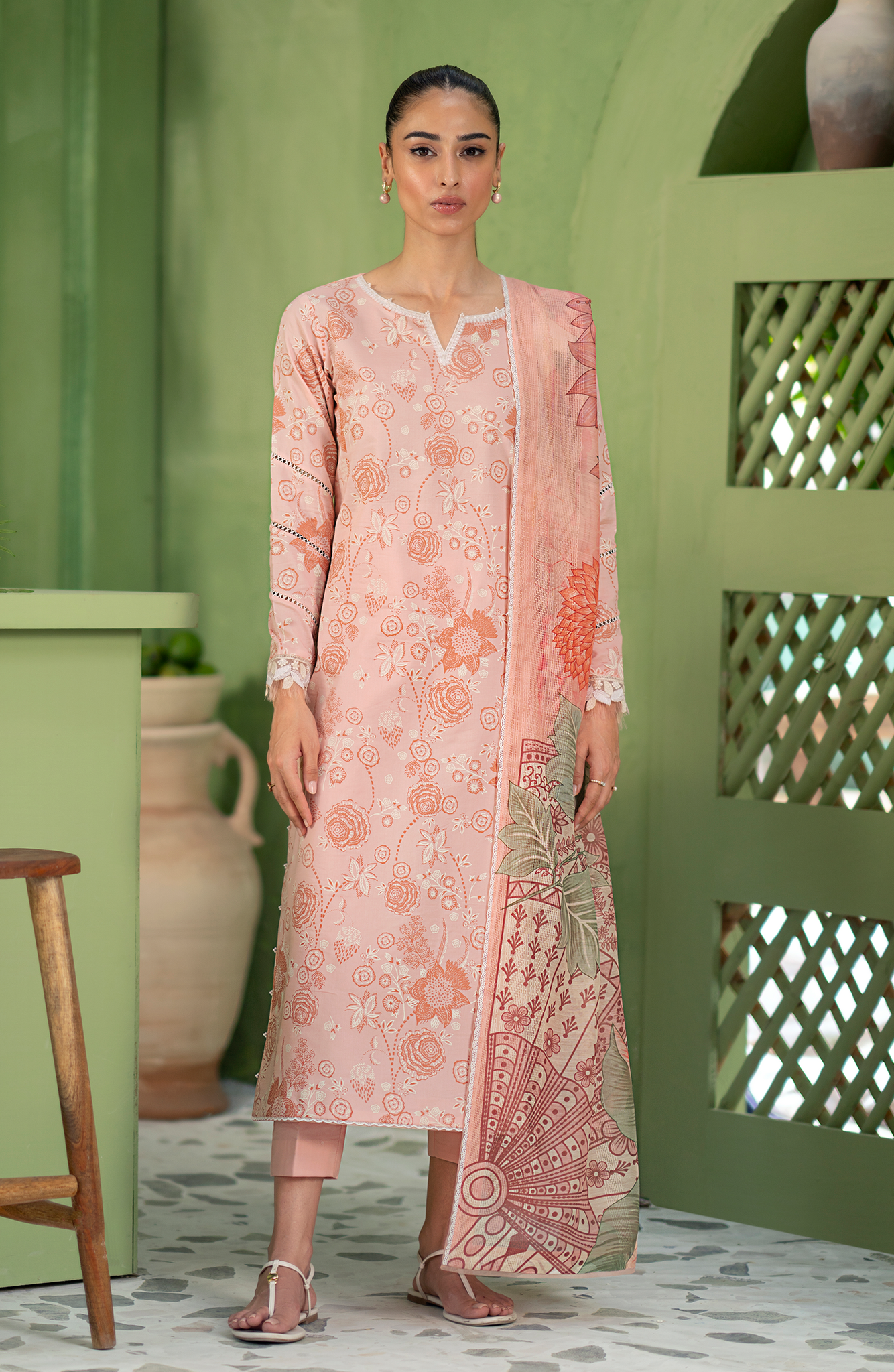 Seran | Artisan Lawn 25 | PECHE - House Of Hania