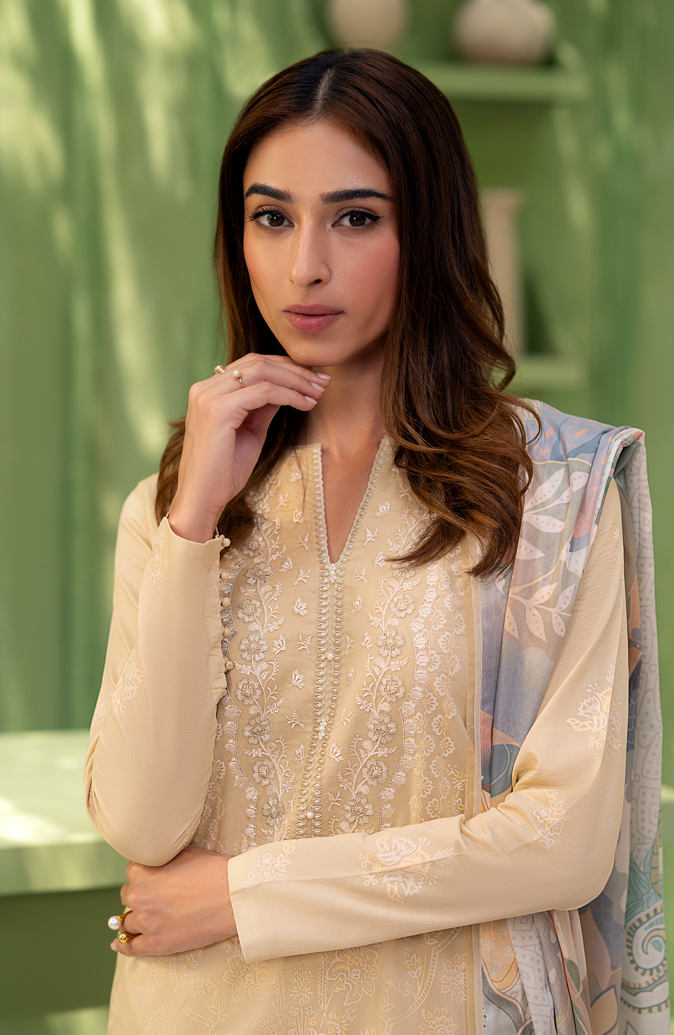 Seran | Artisan Lawn 25 | SOLEIL - House Of Hania