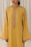 Seran | Winter Pret '25 | Saffron | 2 pc - House Of Hania