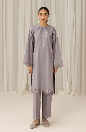Seran | Winter Pret '25 | Violet | 2 pc - House Of Hania