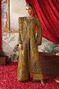 Shagna Premium Embroidered Raw Silk 3Pc Suit S-07 Maya - House Of Hania
