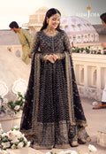 Shehnai by Asim Jofa Embroidered Chiffon 3Pc Suit AJSH-01 - House Of Hania