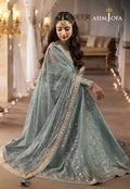 Shehnai by Asim Jofa Embroidered Chiffon 3Pc Suit AJSH-14 - House Of Hania
