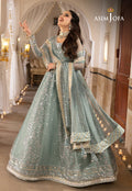 Shehnai by Asim Jofa Embroidered Chiffon 3Pc Suit AJSH-14 - House Of Hania