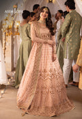 Shehnai by Asim Jofa Embroidered Chiffon 3Pc Suit AJSH-15 - House Of Hania
