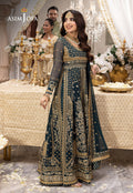 Shehnai by Asim Jofa Embroidered Chiffon 3Pc Suit AJSH-18 - House Of Hania