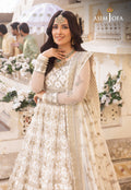 Shehnai by Asim Jofa Embroidered Net 3Pc Suit AJSH-03 - House Of Hania