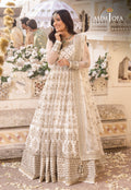 Shehnai by Asim Jofa Embroidered Net 3Pc Suit AJSH-03 - House Of Hania