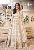 Shehnai by Asim Jofa Embroidered Net 3Pc Suit AJSH-03 - House Of Hania