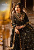 Shehnai by Asim Jofa Embroidered Net 3Pc Suit AJSH-05 - House Of Hania