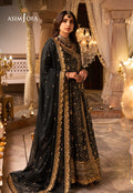 Shehnai by Asim Jofa Embroidered Net 3Pc Suit AJSH-05 - House Of Hania