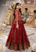 Shehnai by Asim Jofa Embroidered Net  3Pc Suit AJSH-06 - House Of Hania